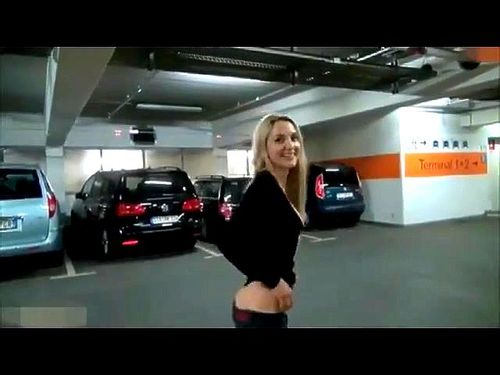 Parking lot creampie